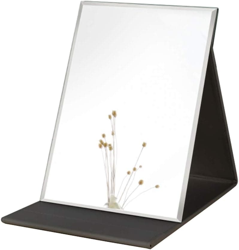 Zcooooool Mirror Large Portable Super HD Mirror Makeup Mirror Multi Stand Angle Hand Free/ Handheld / Tabletop Foldable Mirror 10X7 Inch
