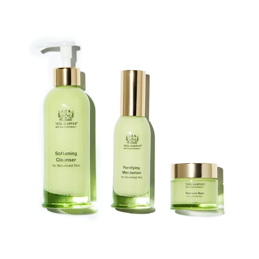 Tata Harper Reactive Skin Essentials, 3-Step Routine for Reactive & Sensitized Skin, 100% Natural, Made Fresh in Vermont