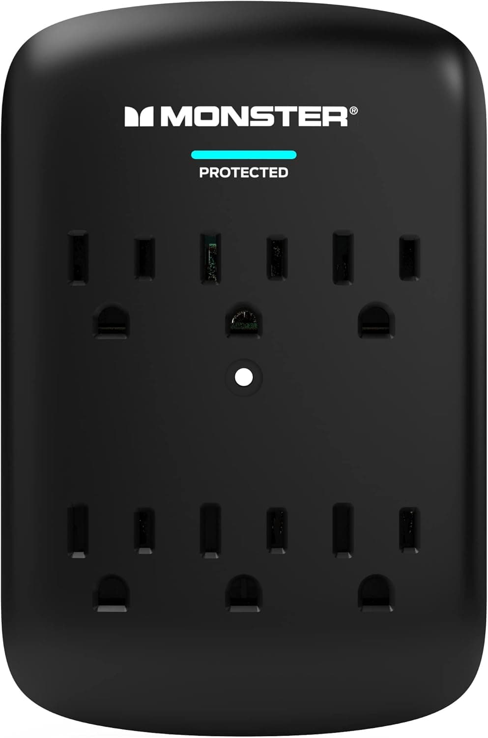 Wall Tap Plug 6-Outlet Extender with Outlet Surge Protector for Home, Travel, Office, Home Appliances, Computers, and Smart Phone Devices – 300J and ETL Listed