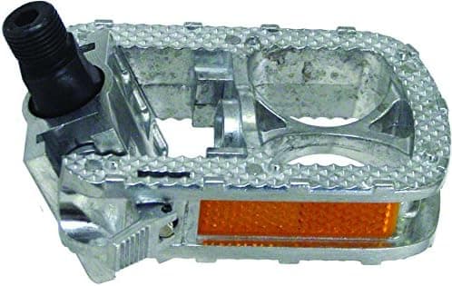 Action Pedal Folding Alloy 9/16 Silver/Black.