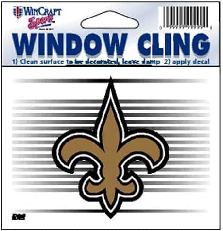 New Orleans Saints NFL 3x3 Static Window Cling Decal