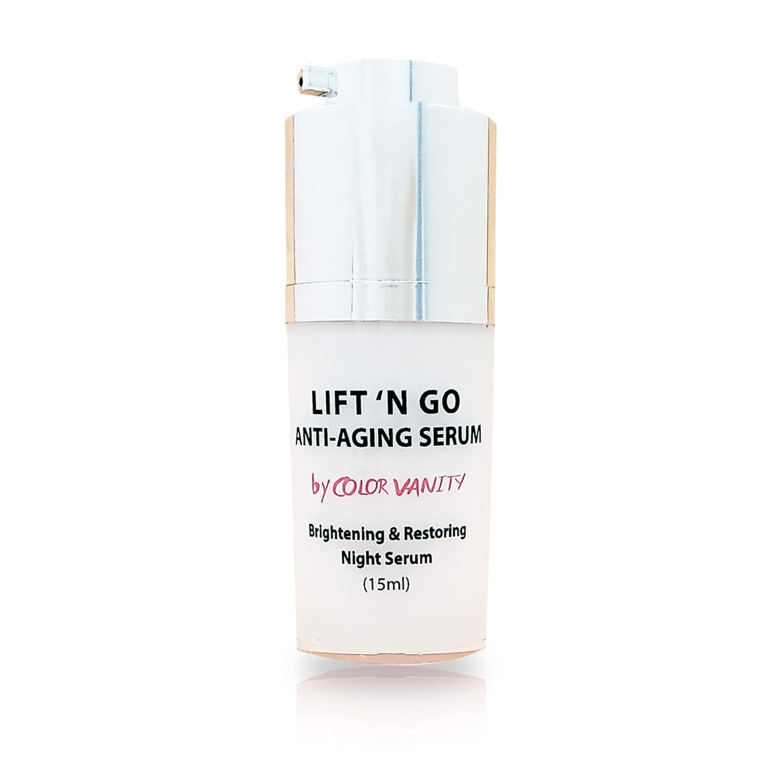 COLOR VANITY Lift 'n Go Advanced Retinol & Peptide Serum, Anti Aging Retinol Serum for Face, Matrixyl 3000 Serum, Hyaluronic Acid Solution and Ginseng Extract with Emu Oil - 15ml