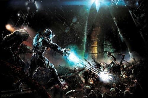 Dead Space 1 2 3 Nice Silk Fabric Cloth Wall Poster Print (36x24inch)