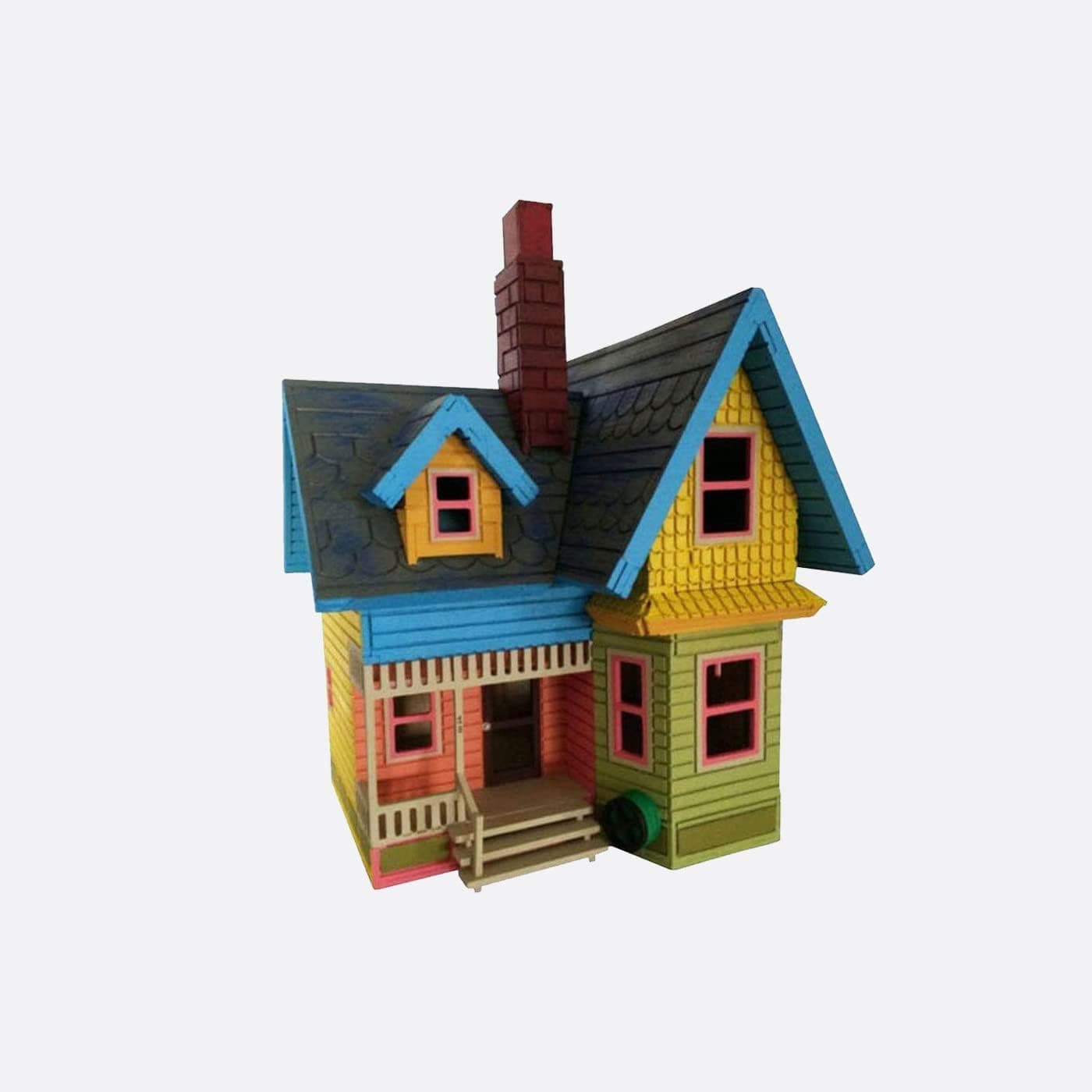 Birds Wood Shack House Model Kit from UP Movie - 3D Wooden Puzzle - DIY Craft Kit - Easy to Assemble - Size When Assembled: 11" Wide x 9" Long x 12" High