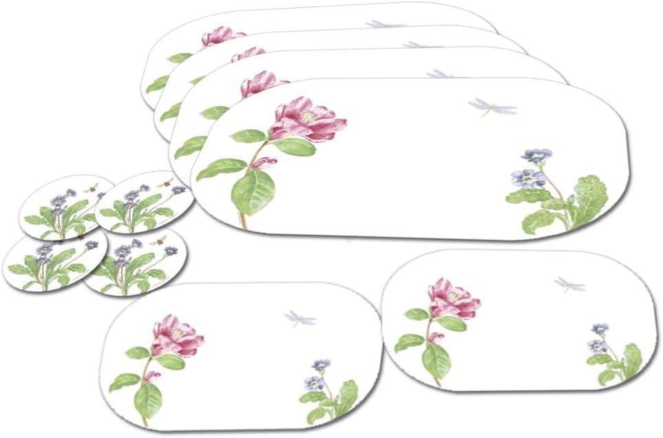 Corelle Camellia 10-Piece Tabletop Placemat/Hot pad Set