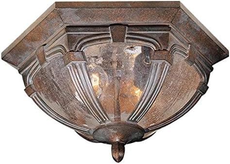 Vaxcel OF38713RBZ Essex 13-Inch Outdoor Ceiling Light, Royal Bronze