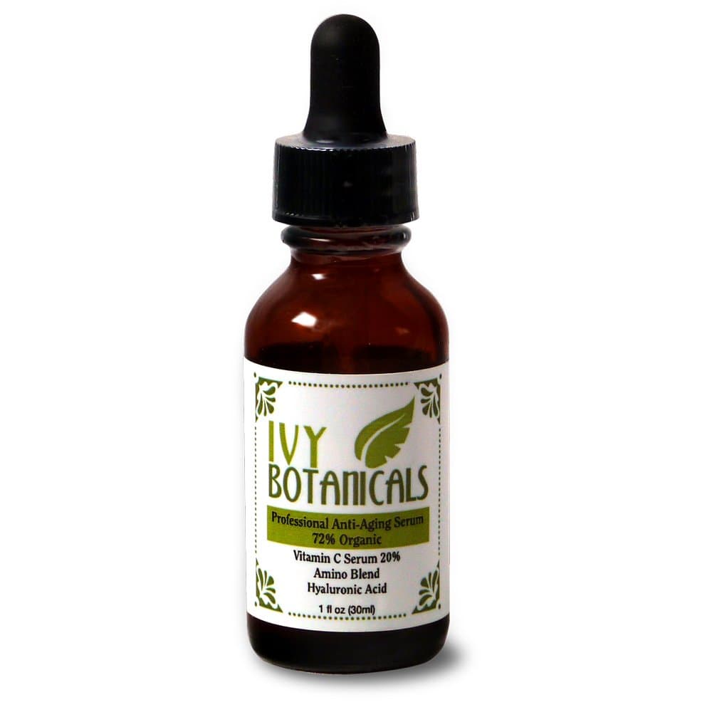 Guaranteed Ultimate Vitamin C Facial Serum 20% - Natural, Cruelty-free, Anti-aging, Anti-wrinkle, Reduces Age Spots and Discoloration, Includes Vegan Hyaluronic Acid & Vitamin E