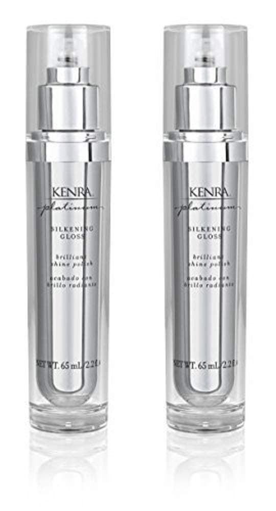 Kenra Platinum Silkening Gloss | Brilliant Shine Polish | Tames Frizz & Smooths Flyaways | Lightweight Formula | Protects Against Humidity | Smooths Dry Ends | Medium To Coarse Hair