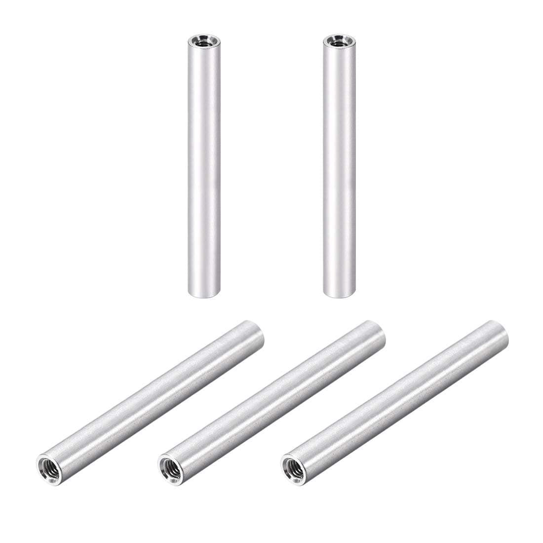 uxcell 5 Pcs M3x70mm Round Aluminum Standoff Column Spacer Female for Drone FPV Quadcopter Racing RC Multirotors Parts DIY