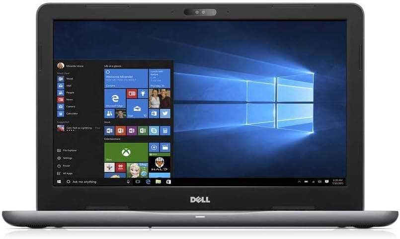 Dell Inspiron i5567-7161GRY Laptop 15.6 Intel i7-7500U, 12GB, 1TB HD Windows 10 Home (Renewed)