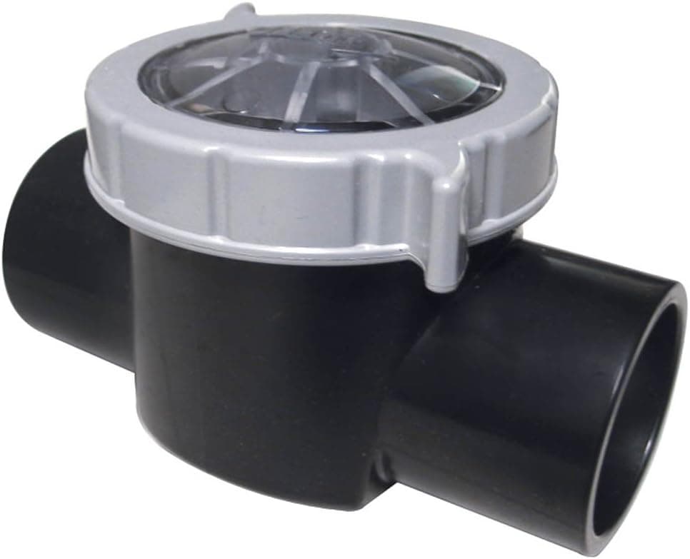 Custom 25830-400-000 2" SKT x 2.5" SPT Black CPVC Check Valve
