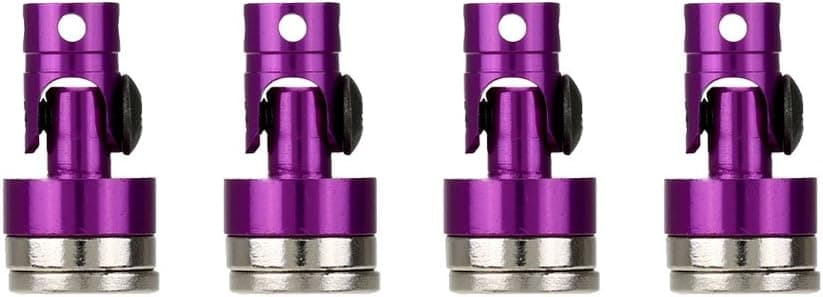 MagiDeal Magnetic Stealth Body Post Mounts for 1/10 AXIAL SCX10 Electric RC Car Purple Pack of 4
