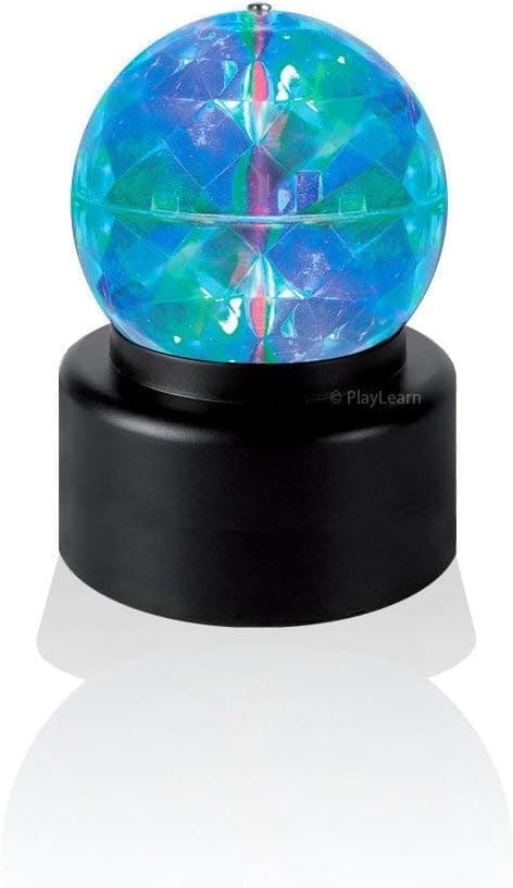 Playlearn USA Multicolored Mini Disco Ball Lamp Sensory Stimulation