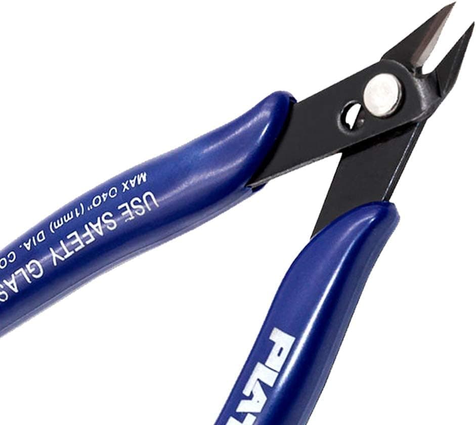 Creativity Blue Flush Cutter Mini Diagonal Cutting Pliers Side Cutter Nippers Wire Cutter