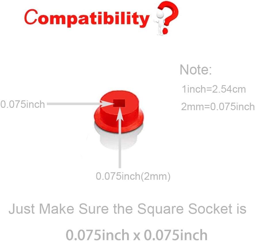 LeFix 3 x Replacements for Super Low Profile Trackpoint Lenovo Thinkpad X1 Carbon 4th 5th 6th Gen|X1 Yoga 1st 2nd 3rd Gen,X13 Yoga Gen 1|X395,X390,X280|X13 AMD Gen 1,X1 Extreme Gen 2,X1 Extreme|