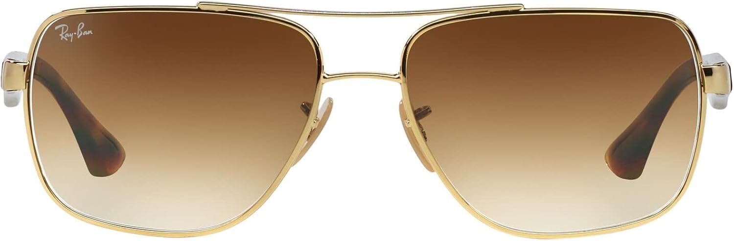 Ray-Ban Men's RB3483 Metal Square Sunglasses