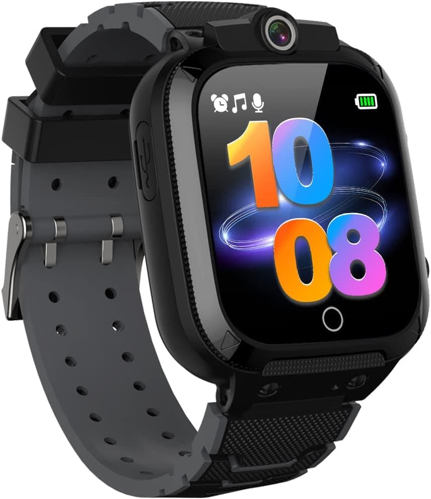 Smart Watch for Kids 3-12 Year Old Boys Girls Watch Learning Toys with Dual Camera 14 Puzzle Games Video Recording Music Player Pedometer 1.44" HD Touch Screen Flashlight Toddler Watches Birthday Gift