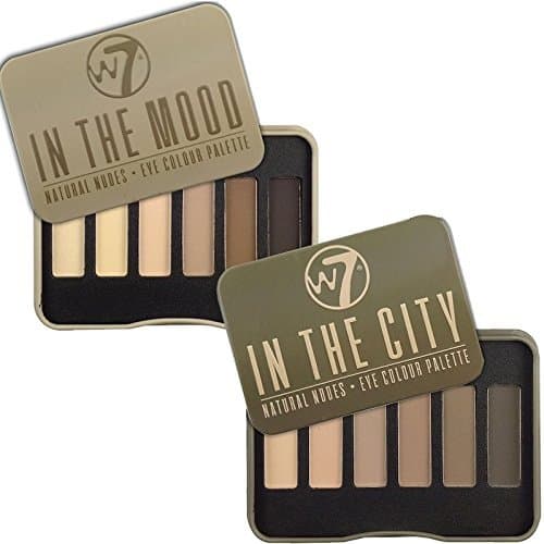 W7 In The City & In The Mood Natural Nudes Eye Shadow Palette Set by W7