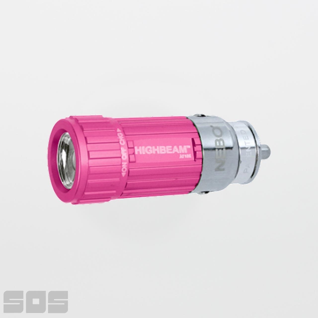 NEBO HIGHBEAM Rechargeable Light Mini Flashlight (Pink)