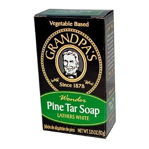 Grandpas Wonder Pine Lathers White Tar Bath Bar Soap - 3.25 oz (pack of 1)