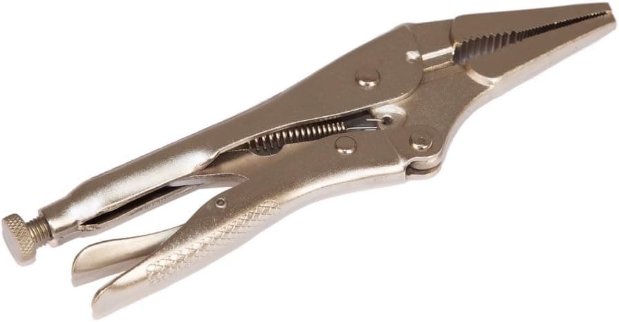 Living House Professional Industrial level long nose locking pliers with wire cutter 9Inch (9-Inch)