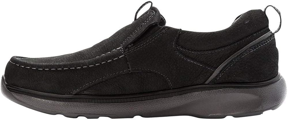 Propet Men's Owen Loafer, Black, 10.5 5E US