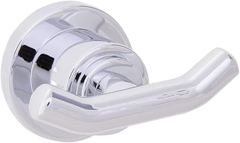 Design House 560334 Geneva Double Robe Hook, Polished Chrome