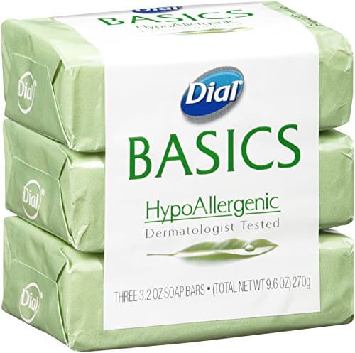 Dial Basics Bar Soap, Hypoallergenic, 3.2 Ounce Bars, 3 Count