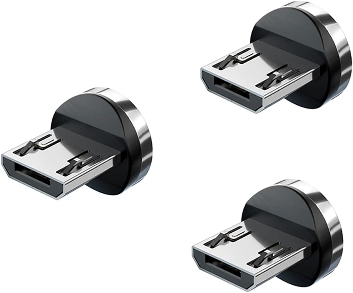 PXXUTLR 3 Pack 360°&180°Rotating Magnetic Charging Cable Micro tip