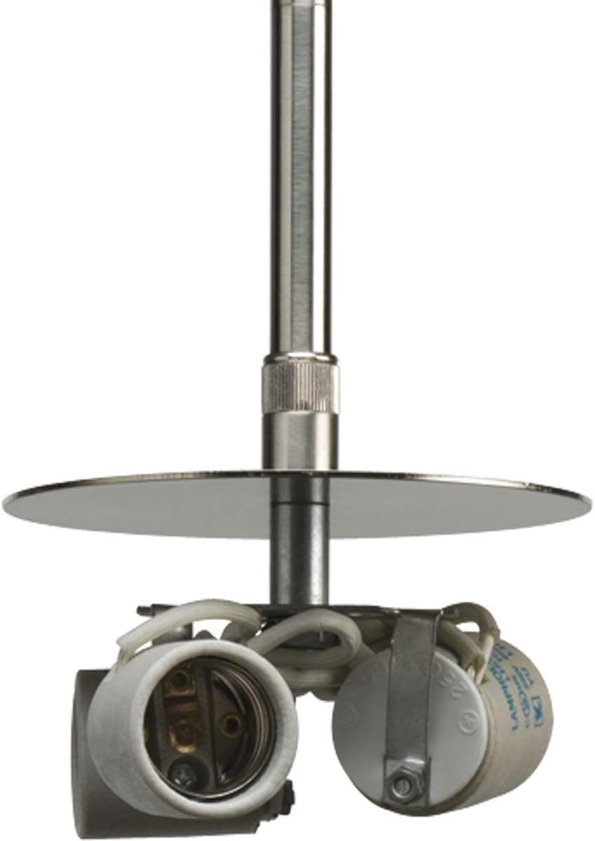 Progress Lighting P5199-09 3-Light Stem Mounted Pendant Used with Markor Or Chloe Shades For Complete Fixture, Brushed Nickel