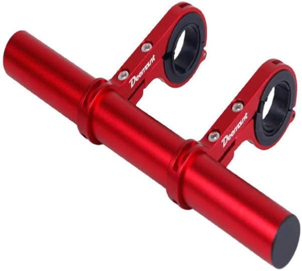 LIOOBO Bike Handlebar Extender Bracket GPS Flashlight Phone Mount Bracket Extension Stand Holder Metal Clamp for Bike Riding Bicycle