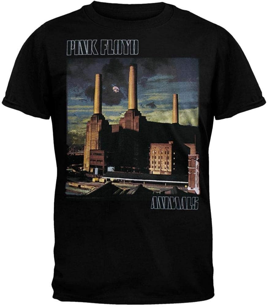 Pink Floyd English Rock Band Music Group Animals Adult T-Shirt Tee