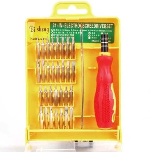 Multi-Bit Screwdriver Tool Set - 31 Pieces in All!