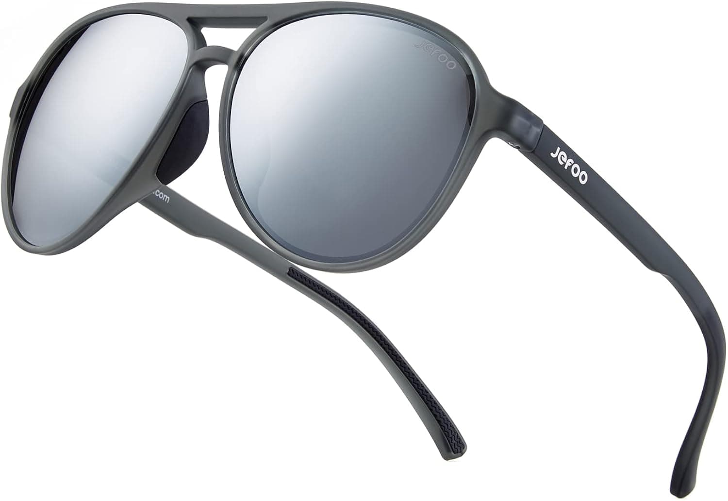 Jefoo Polarized Aviator Sunglasses for Women Men Retro Trendy Sports Sunglasses for Outdoor UV400 Protection