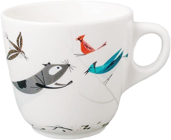 Charley Harper + Todd Oldham Feeding Station 16oz Ceramic Coffee/Tea Mug