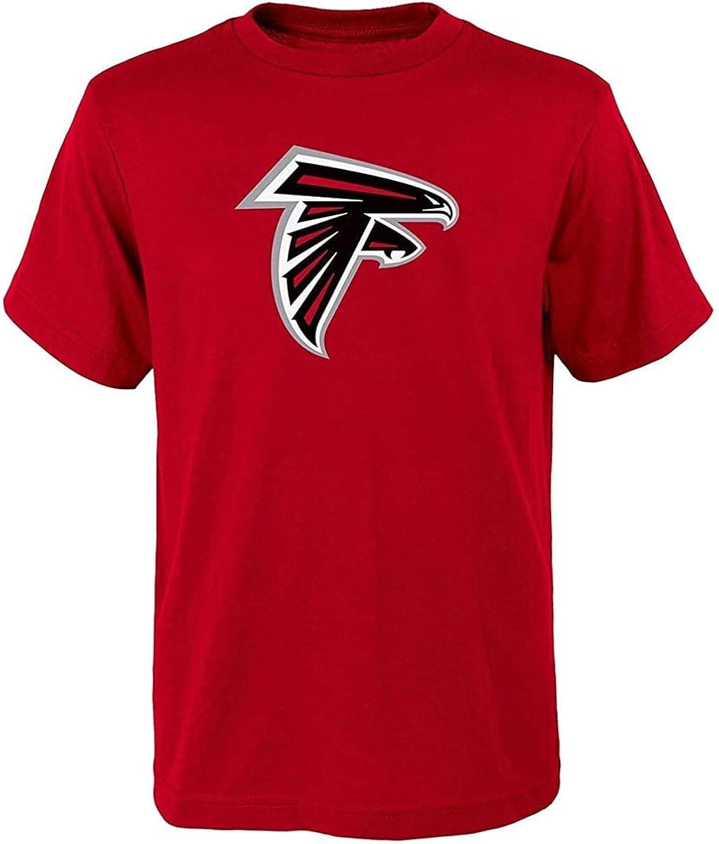 Atlanta Falcons Red Youth Performance Primary Logo T-Shirt
