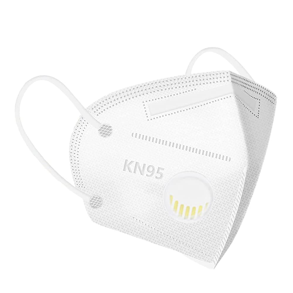 ApePal 4-Layer Disposable KN95 Face Masks , Fish Face Mask Folding Masks White,50 PCS/pack