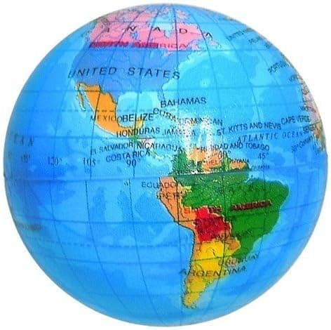 ALPI International, Ltd. Globe Squeeze Stress Ball - 3 inch