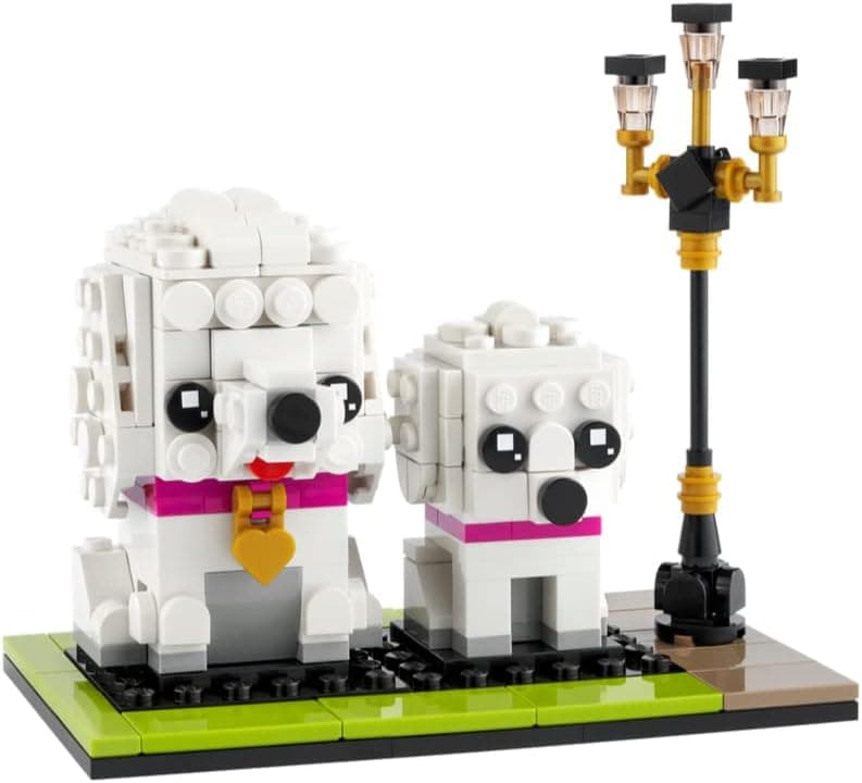 LEGO Poodle Dogs Brick Headz # 40546 304 Pieces