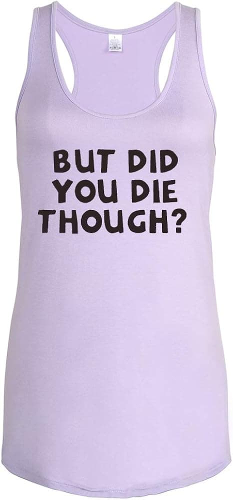 FANNOO Tank Tops for Women-Womens Funny Saying Fitness Workout Racerback Tank Tops Sleeveless Shirts