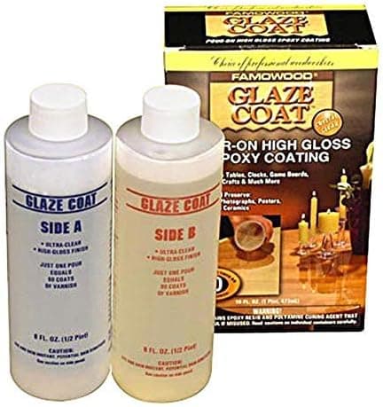 Pour-On Epoxy Finish Is Equal To 60 Coats Of Varnish And Provides A Gorgeous High Gloss Appearance