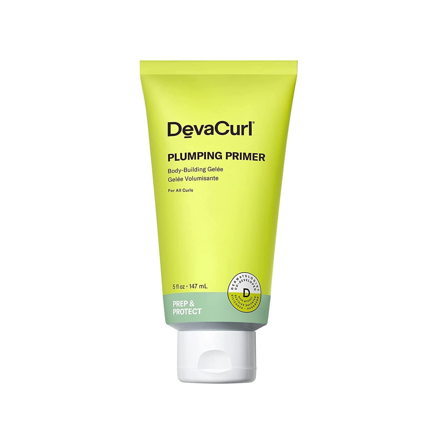 DevaCurl Plumping Primer Body-Building Gelée | Amino Acid Complex | Provides Body | Provides Fuller and Plump Curls