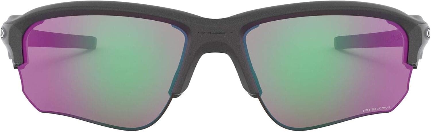 Oakley Unisex Sunglasses Polished Black Frame, Grey Lenses, 67MM