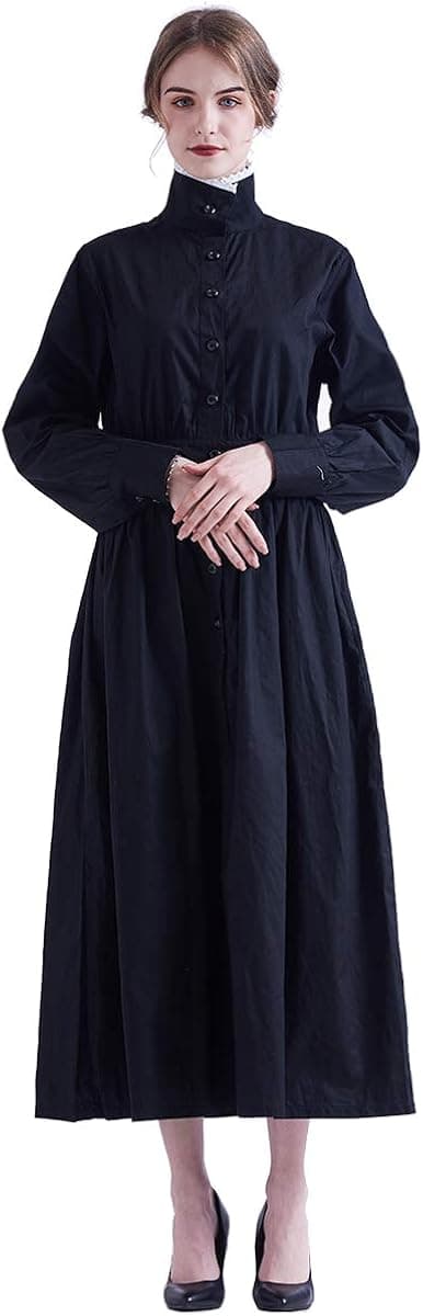 GRACEART Pioneer Women Costume Prairie Dress 100% Cotton