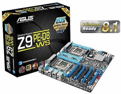ASUS LGA2011 Intel C602 DDR3 1600 SATA III Motherboard Z9PE-D8 WS