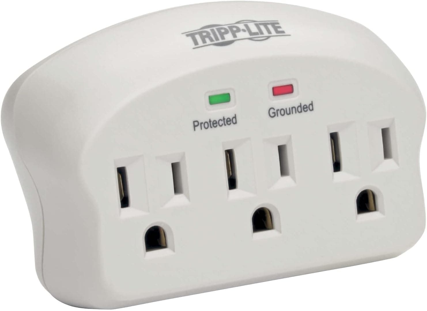 Tripp Lite 3 Outlet Portable Surge Protector Power Strip, Direct Plug In, $5,000 INSURANCE (SK3-0)