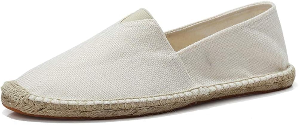 fereshte Mens Alpargata Espadrilles for Women Breathable Slip On Flats Shoes