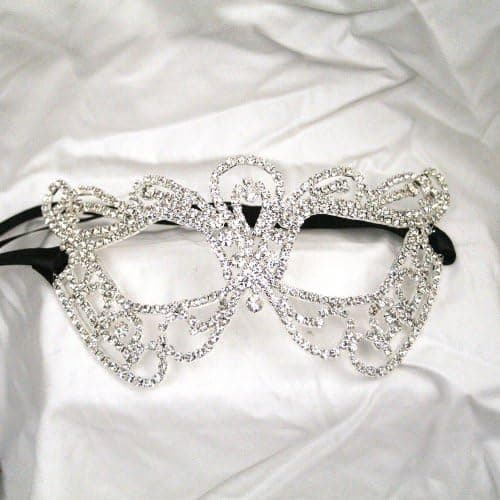 Decorative Rhinestone Venetian Mask
