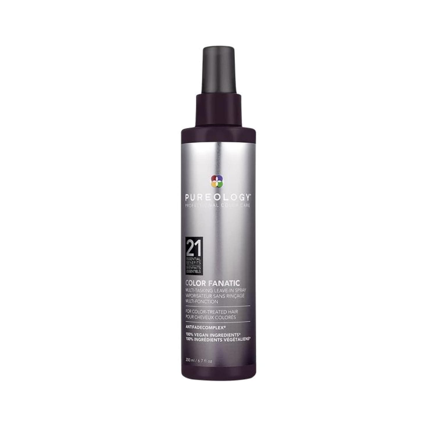 Pureology Color Fanatic Leave-in Conditioner Hair Treatment Detangling Spray | Protects Hair Color From Fading | Heat Protectant | Vegan