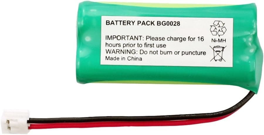 Fenzer Rechargeable Cordless Phone Battery for Uniden DECT 6.0 BT101 BT1011 Cordless Telephone Battery Replacement Pack